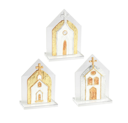 Painted Acrylic Church