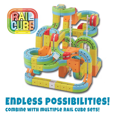Rail Cube 66 piece Monorail Deluxe Set