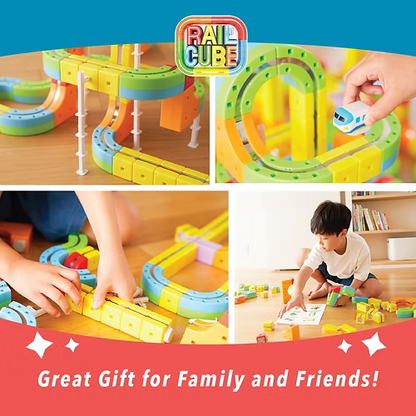 Rail Cube 66 piece Monorail Deluxe Set