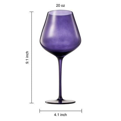 Colors of Santorini, City Wine Glassware | Set of 5