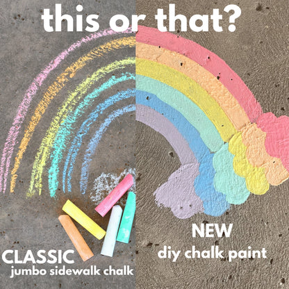 DIY Sidewalk Chalk Paint Deluxe Roller Brush Set