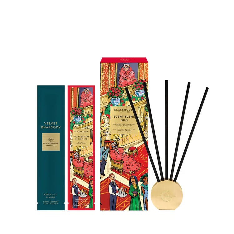 Glasshouse Scent Scene Duo - Night Before Christmas and Velvet