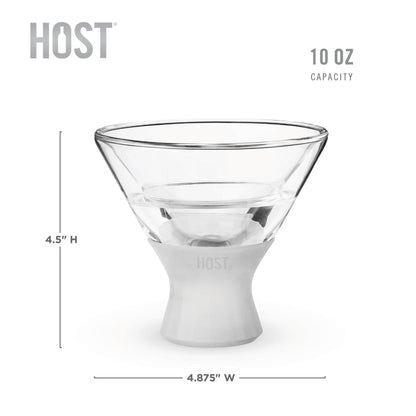 Glass FREEZE™ Cooling Martini Glasses- Set of 2