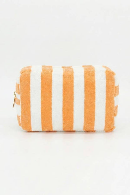 Striped Terry Cloth Bag