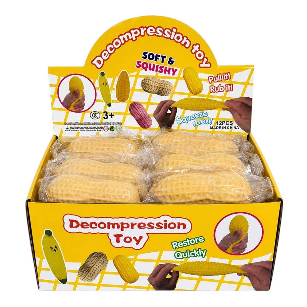 Peanut Shaped Squishy Stress Relief Toy