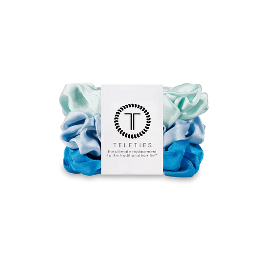 Silk Scrunchie Teleties - Set of 3