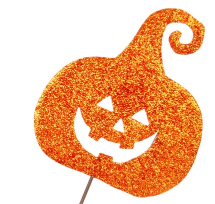 Glitter Jack O Lantern