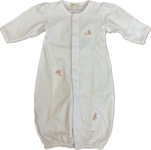 Premier Baby Bunny Convertible Gown with hand embroidery