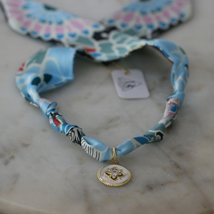 Coastal Grace Scarf Necklace