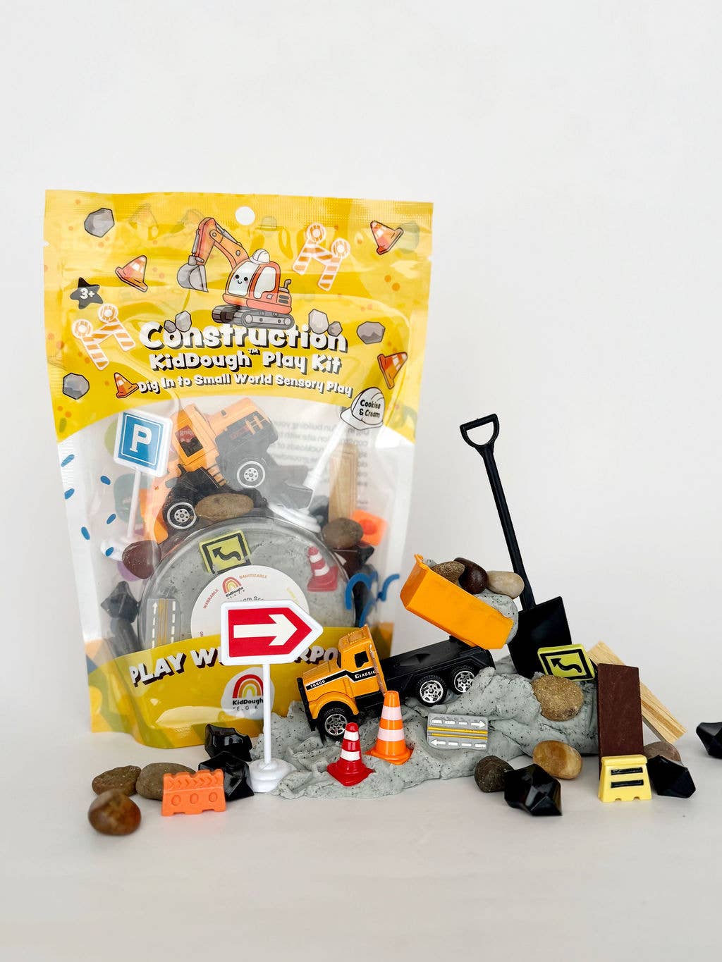 Construction KidDough Play Kit