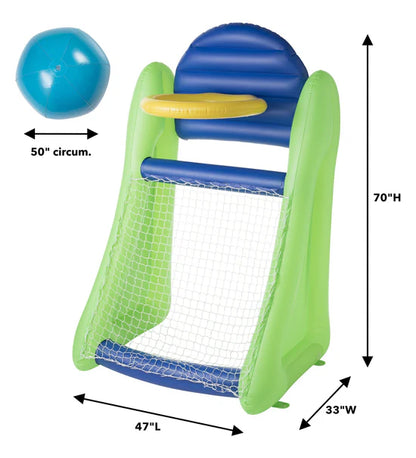 Inflatable Aim 'n Score Basketball and Soccer Game