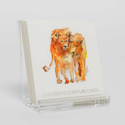 Children's Scripture Cards with Acrylic Stand