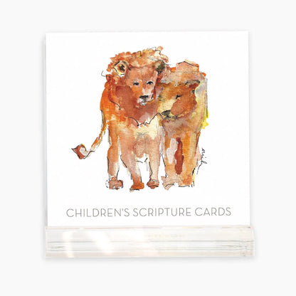 Children's Scripture Cards with Acrylic Stand