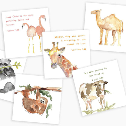 Children's Scripture Cards with Acrylic Stand