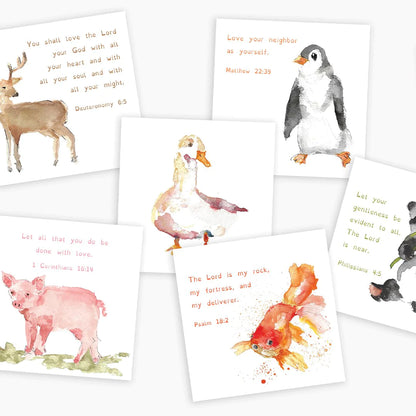 Children's Scripture Cards with Acrylic Stand