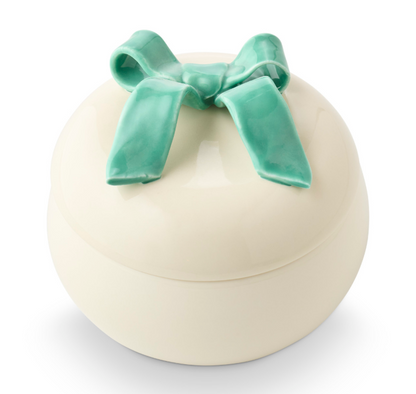 Citrus Crush Bow Ceramic Candle