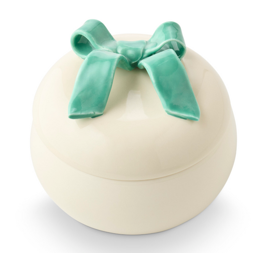 Citrus Crush Bow Ceramic Candle
