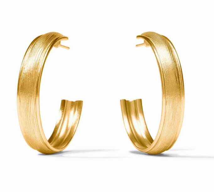 Cobblestone Hoop Gold