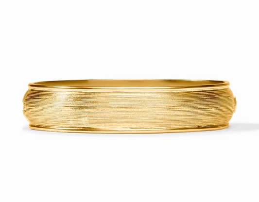 Cobblestone Hinge Bangle Gold