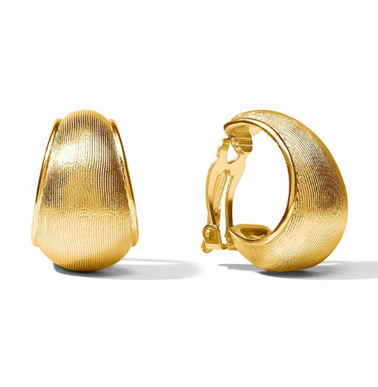 Cobblestone Hoop Clip Gold