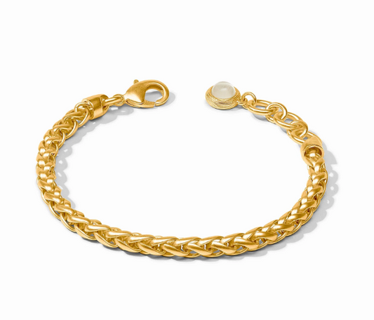 Cobblestone Link Bracelet Gold