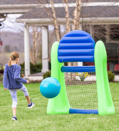 Inflatable Aim 'n Score Basketball and Soccer Game