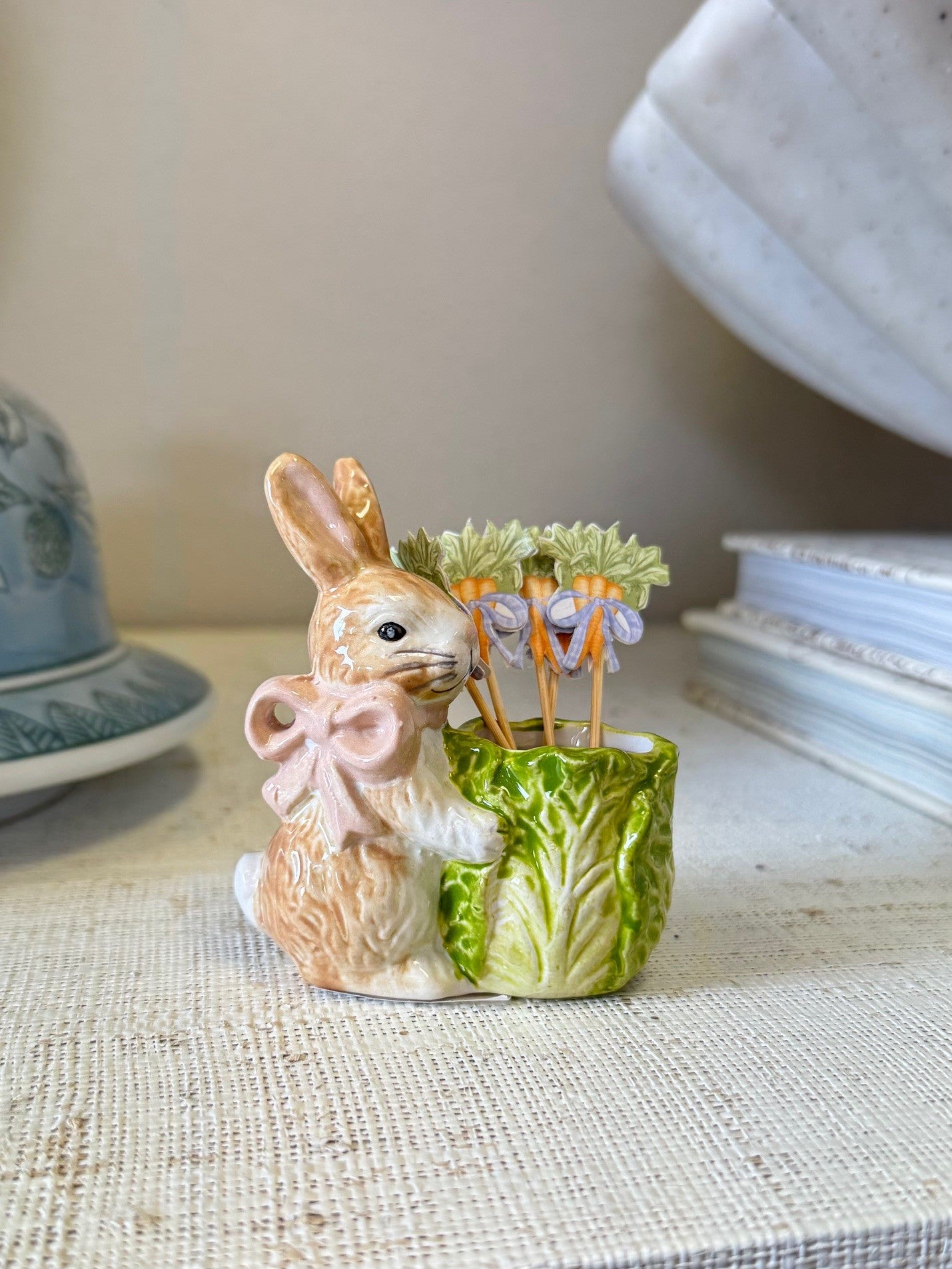 Easter Toothpick Holder with Toothpicks