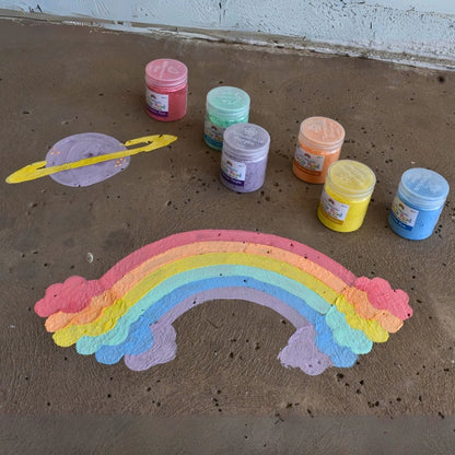 DIY Sidewalk Chalk Paint Deluxe Roller Brush Set
