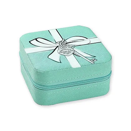 Blue Jewelry Box with Bow