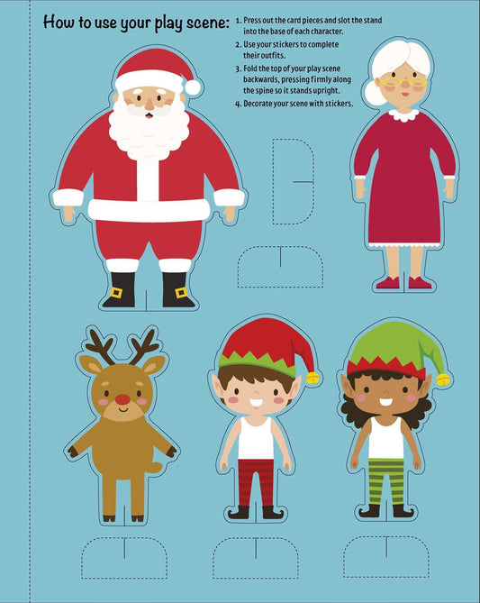 Santa & Friends: Dress-up Sticker Book