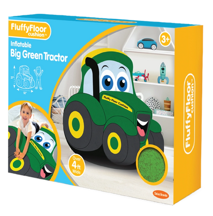 Happy Tractor Fluffy Floor Cushion