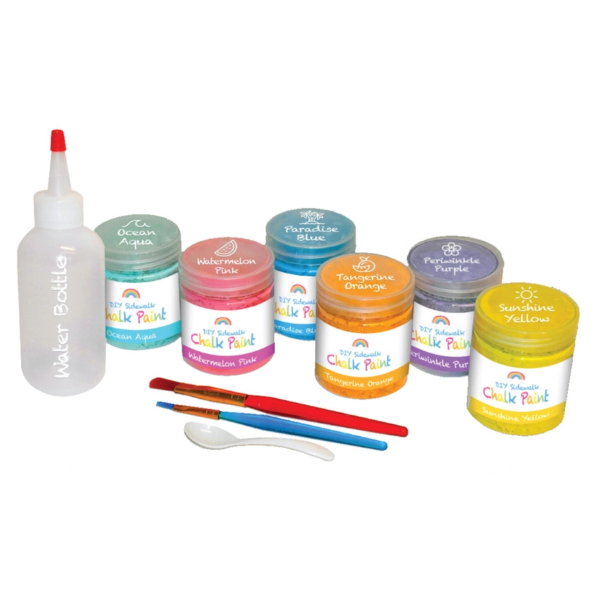 DIY Sidewalk Chalk Paint Deluxe Roller Brush Set
