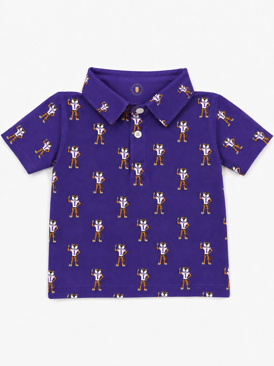 Purple Tiger Bait Youth Polo