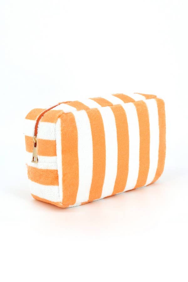 Striped Terry Cloth Bag