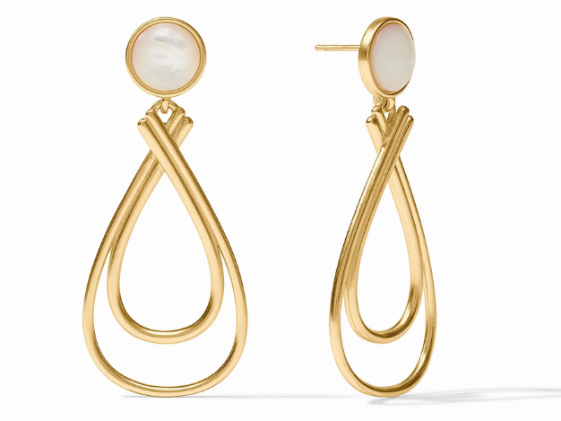 Essex Stone Earring - Mother of Pearl