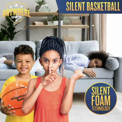 Anywhere Sports 9.5" Silent Basketball