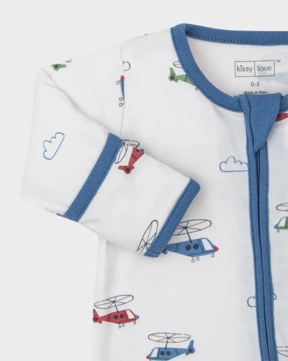 Kissy Kissy Unisex Zip Footie