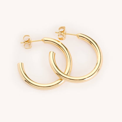Tessa Tube Hoops: Small