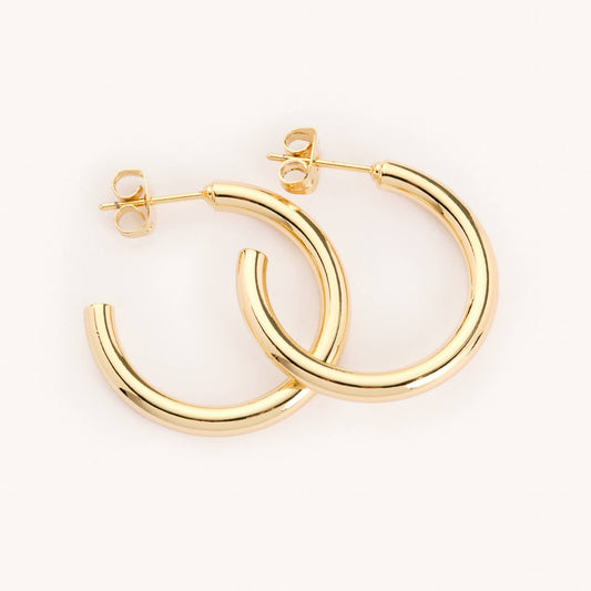Tessa Tube Hoops: Small