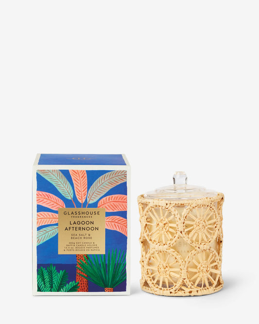Glasshouse Triple Scented Soy Candle -LAGOON AFTERNOON