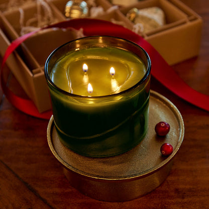 17 oz. Frasier Fir Green 3-Wick Candle