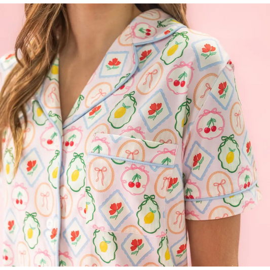 Capri Pajamas Short Set