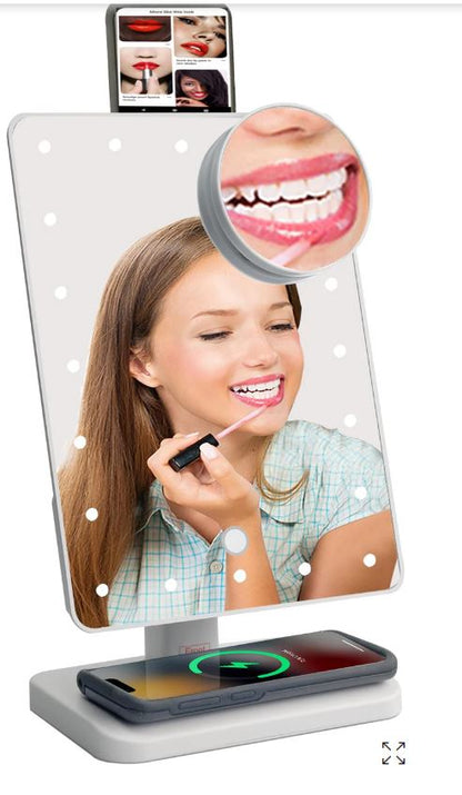 Glam Studio Vanity Mirror & Bluetooth Speaker