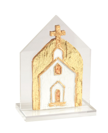 Painted Acrylic Church