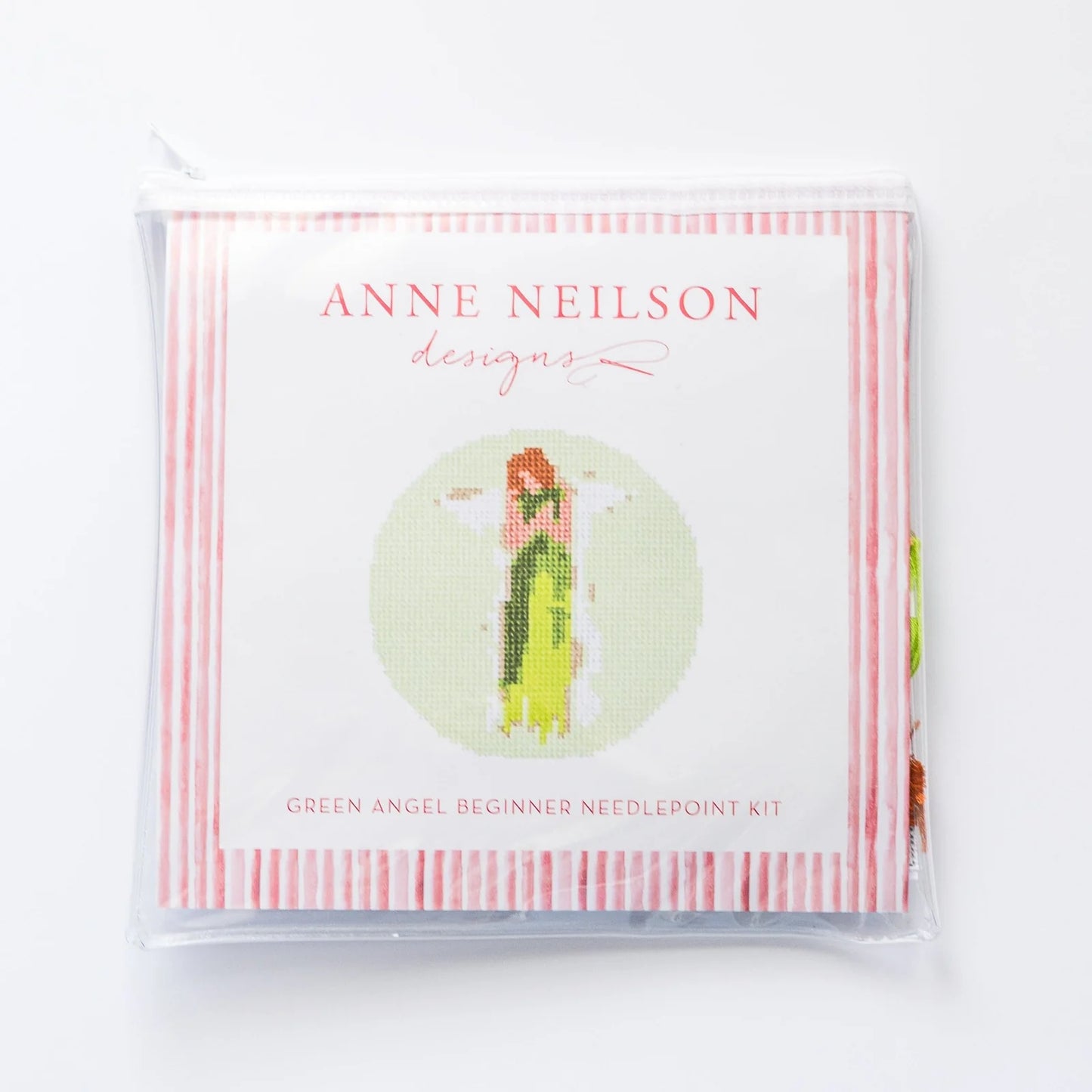Green Angel Beginner Needlepoint Kit