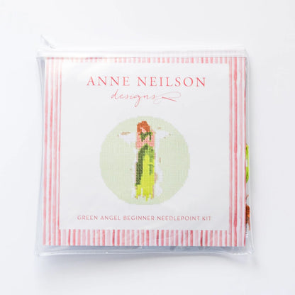 Green Angel Beginner Needlepoint Kit
