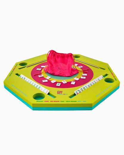 Green Aqua Jong Pool Mahjong Mat