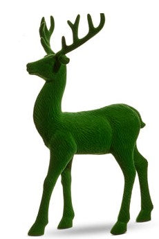 Green Flocked Deer