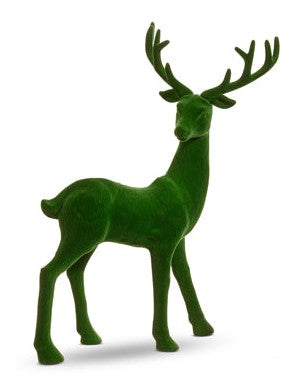 Green Flocked Deer