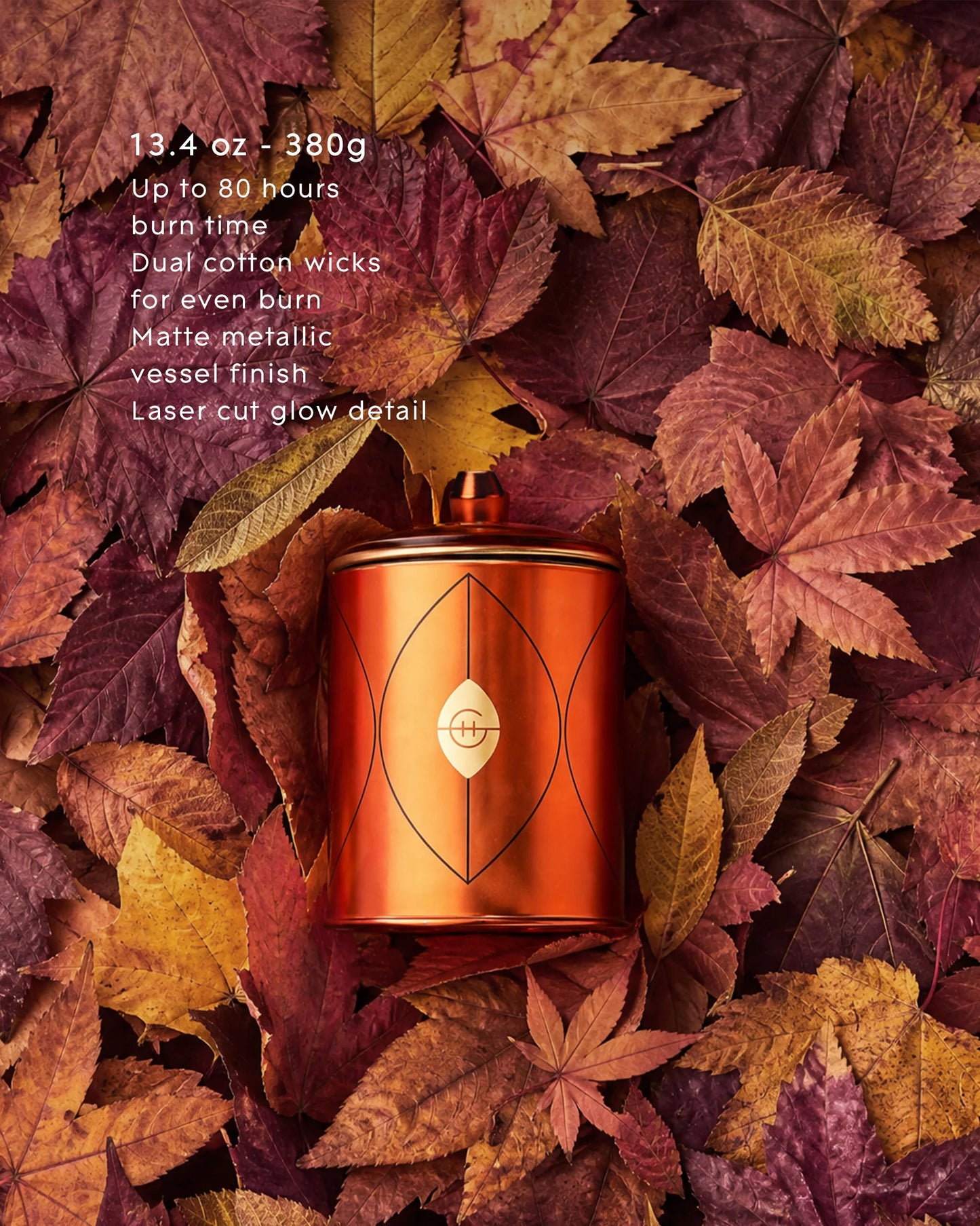 Glasshouse Triple Scented Soy Candle - HARVEST MUSE